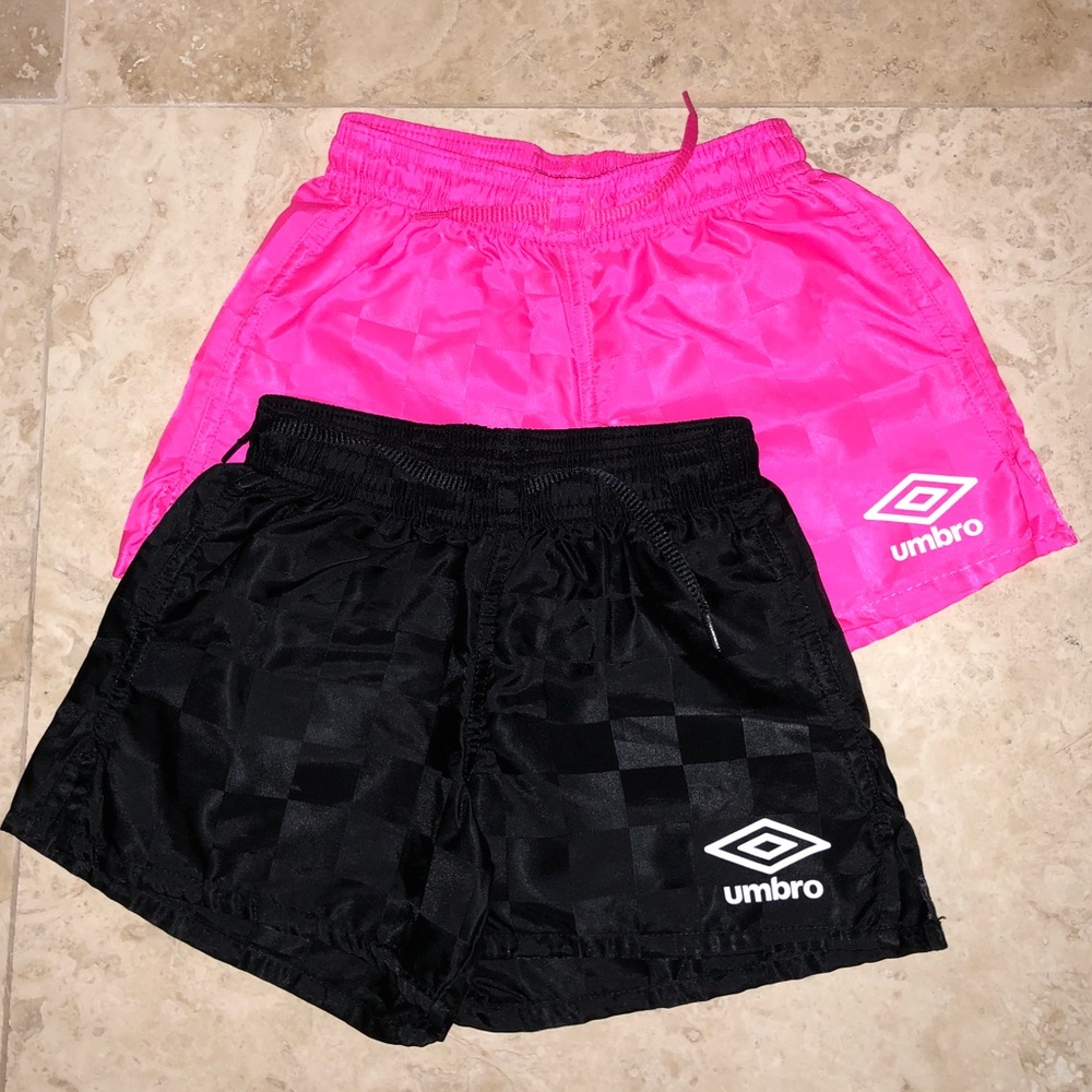 Girls Umbro soccer shorts set NWOT